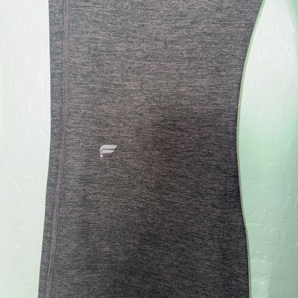 Fabletics Cozy Heather High Waisted Flare Legging, Deep Plum Heather, XXL/1X - Picture 3 of 5